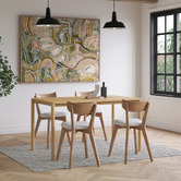 Estudio Furniture Hemingway Solid Ash Wood Dining Table