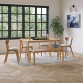 Estudio Furniture Hemingway Solid Ash Wood Dining Table