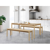 Estudio Furniture Hemingway Solid Ash Wood Dining Table