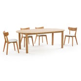 Estudio Furniture Cannes Extendable Dining Table &amp; Chair Set