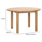 Estudio Furniture Cannes Extendable Dining Table