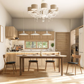 Estudio Furniture Cannes Extendable Dining Table &amp; Chair Set