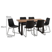 Estudio Furniture 6 Seater Millbrooke Dining Table &amp; Chair Set