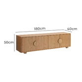 Estudio Furniture Brighton Oak Entertainment Unit