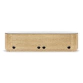 Estudio Furniture Maybury Italian White Carrara Marble TV Unit