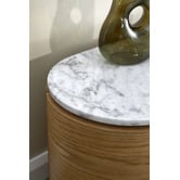 Estudio Furniture Maybury Italian White Carrara Marble TV Unit