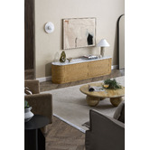 Estudio Furniture Maybury Italian White Carrara Marble TV Unit