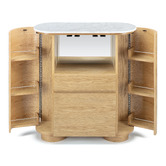 Estudio Furniture Maybury Carrara Marble Wine Cabinet