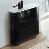 Estudio Furniture Maybury Carrara Marble Wine Cabinet