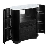 Estudio Furniture Maybury Carrara Marble Wine Cabinet