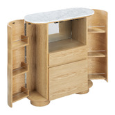 Estudio Furniture Maybury Carrara Marble Wine Cabinet