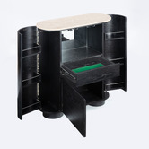 Estudio Furniture Maybury Turkish Rose Marble Wine Cabinet