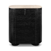 Estudio Furniture Maybury Turkish Rose Marble Wine Cabinet