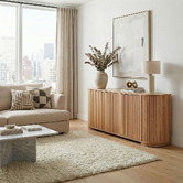 Estudio Furniture Orlaith 4 Door Sideboard