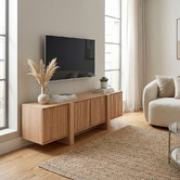 Estudio Furniture Flynn 4 Door Entertainment Unit