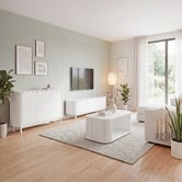 Estudio Furniture 180cm Villeneuve 3 Door Entertainment Unit