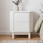 Estudio Furniture Villeneuve 2 Drawer Bedside Table