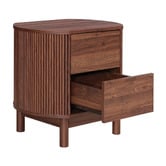 Estudio Furniture Villeneuve 2 Drawer Bedside Table