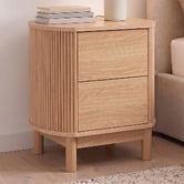 Estudio Furniture Villeneuve 2 Drawer Bedside Table