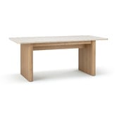 Estudio Furniture Tivoli Travertine-Look Dining Table