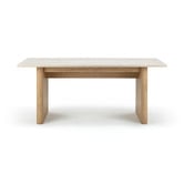 Estudio Furniture Tivoli Travertine-Look Dining Table