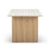 Estudio Furniture Tivoli Travertine-Look Dining Table