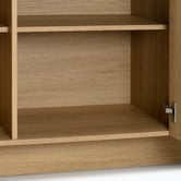 Estudio Furniture Tivoli 3 Door Travertine-Look Sideboard