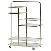 Home Accents Gold Kinsley Bar Cart