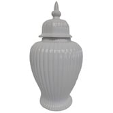 Home Accents White Ripple Ria Dolomite Urn