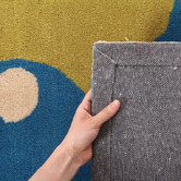Network Rugs Paint Splatter Brown Tufted Rug