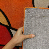 Network Rugs Rust Tufted Rug