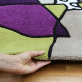 Network Rugs Aubergine Tufted Rug