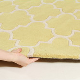 Network Rugs Soft Yellow Lattice Acrylic Rug