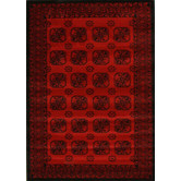 Network Rugs Samatra Traditional Persian Style Red Black Rug