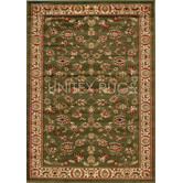 Network Rugs Samatra Traditional Persian Style Green Ivory Rug