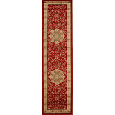 Network Rugs Samatra Traditional Persian Red Ivory Rug