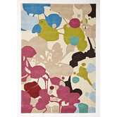 Network Rugs Paint Splatter Brown Tufted Rug