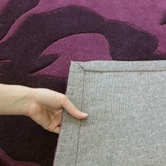 Network Rugs Abstract Aubergine Tufted Rug