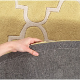 Network Rugs Soft Yellow Lattice Acrylic Rug