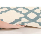 Network Rugs Ksathra Trellis Flat Weave Wool Rug