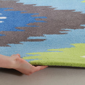 Network Rugs Sabra Chevron Ikat Rug