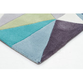 Network Rugs Crystal Design Blue/Grey Rug