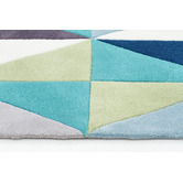 Network Rugs Crystal Design Blue/Grey Rug