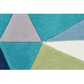 Network Rugs Crystal Design Blue/Grey Rug