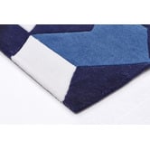 Network Rugs Cube Design Navy/White Rug