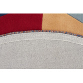 Network Rugs Prism Designer Wool Rust Blue Navy Rug