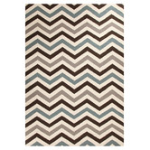 Network Rugs Flat Weave Design Rug Blue Brown