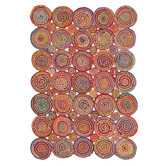 Network Rugs Kaleidoscope Jasmine Hand Braided Multi Coloured Rug
