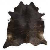 Network Rugs Dark Brown Cow Hide Rug