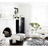 Network Rugs Zebra Cow Hide Rug